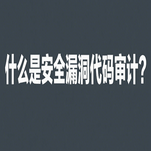 什么是安全漏洞代码审计？